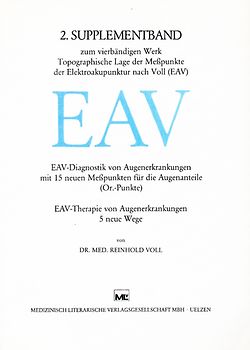 Topographische Lage der Messpunkte der Elektroakupunktur / 2. Supplementband