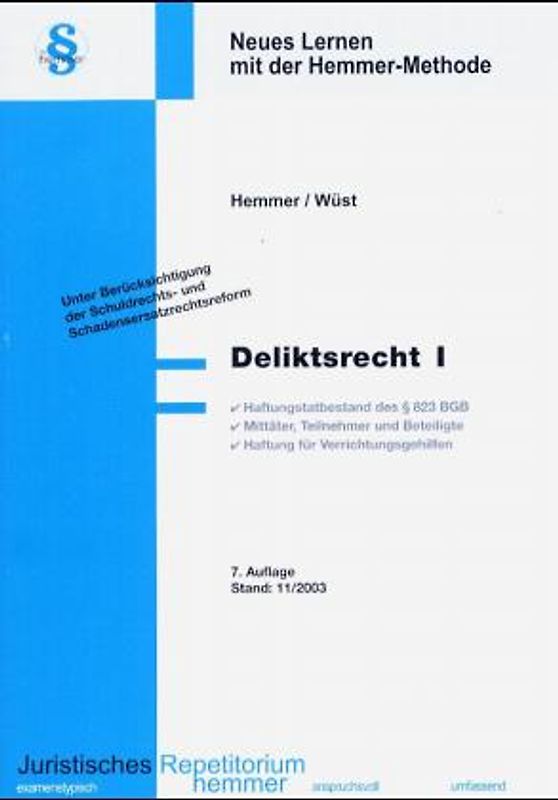 Deliktsrecht I