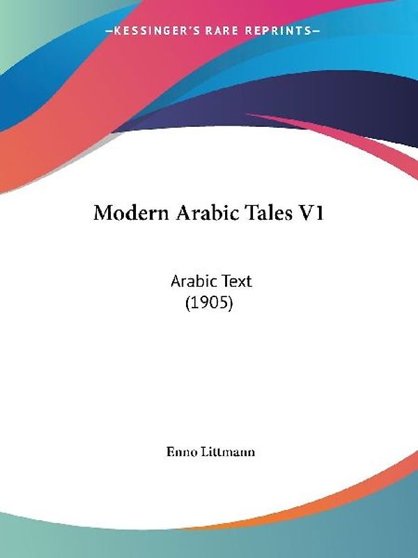 Modern Arabic Tales V1