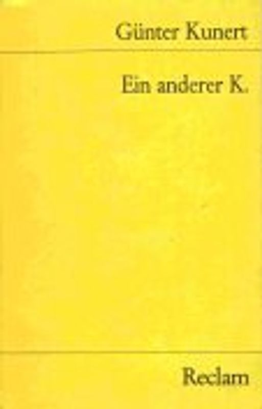 Ein anderer K