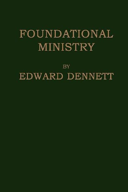 FOUNDATIONAL MINISTRY