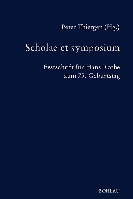 Scholae et symposium