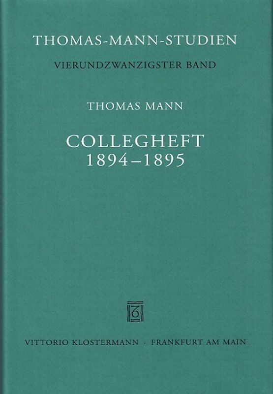 Collegheft 1894-1895