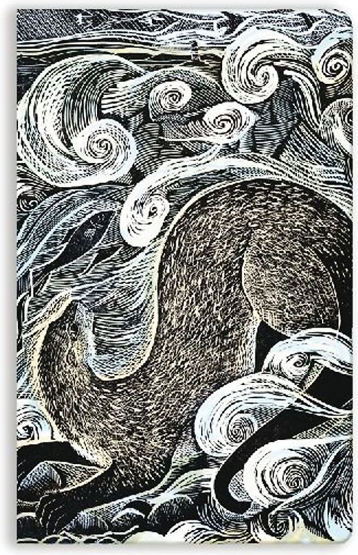 Angela Harding: Shetland Otter, Shetland Sea (Soft Touch Journal)