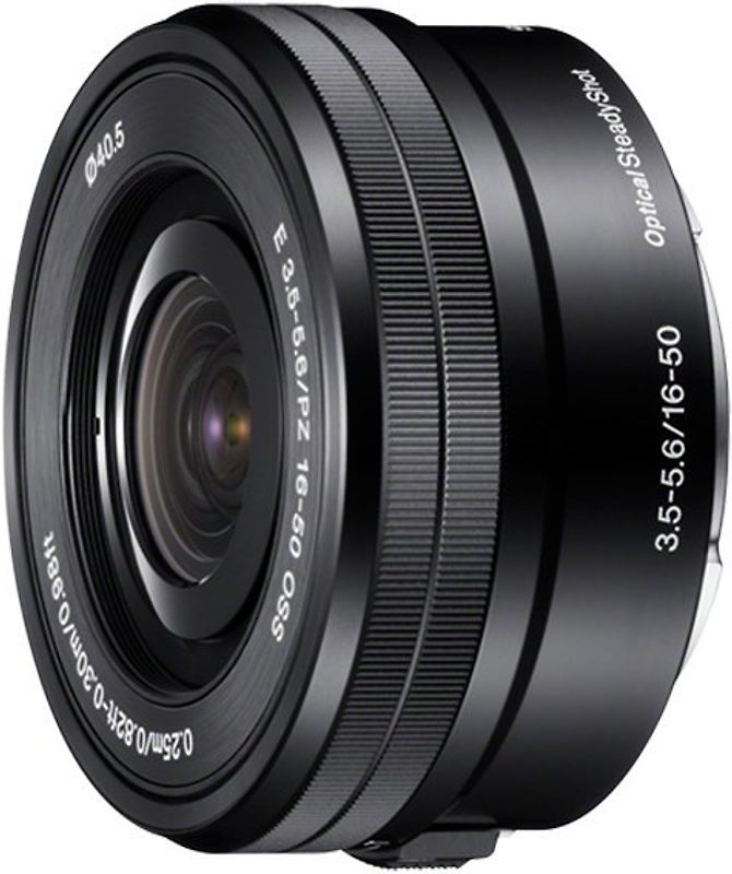 Sony E 16-50 mm F3.5-5.6 OSS PZ 40,5 mm Obiettivo (compatible con Sony E-mount) nero