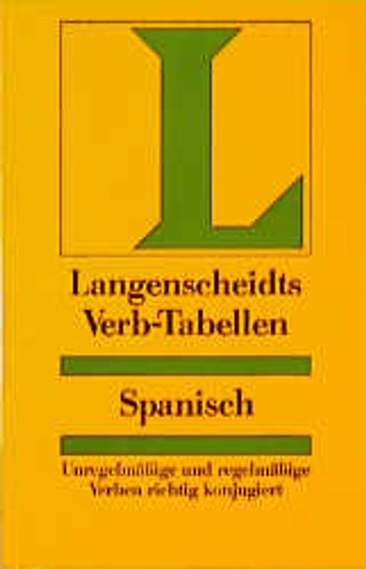 Langenscheidt Verb-Tabellen. Spanisch