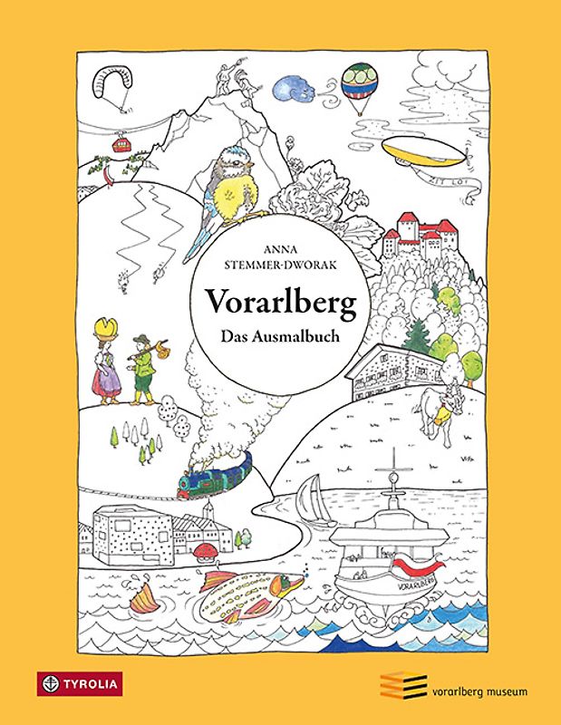 Vorarlberg. Das Ausmalbuch