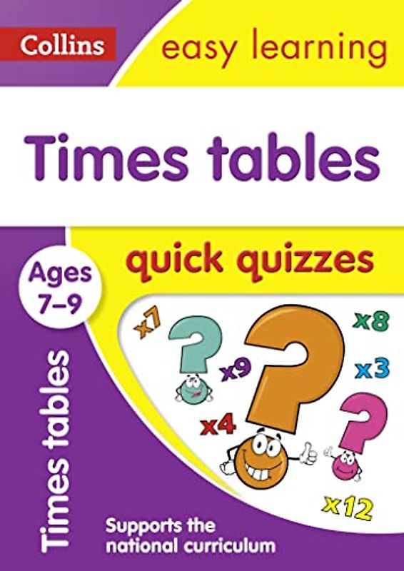 Times Tables Quick Quizzes: Ages 7-9: Ideal for Home Learning (Collins Easy Learning Ks2)