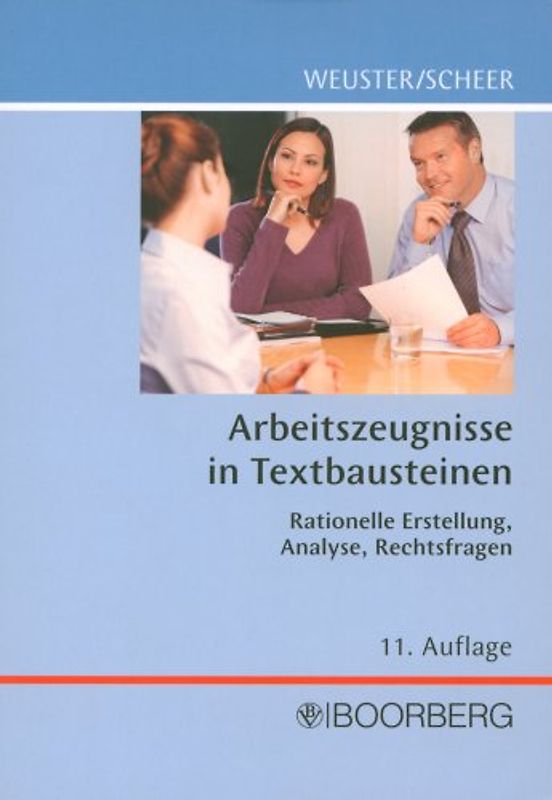 Arbeitszeugnisse in Textbausteinen