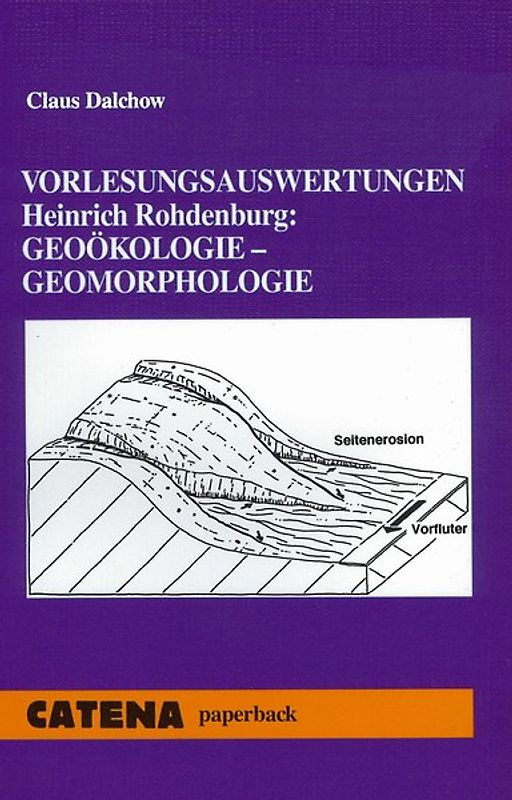 Vorlesungsauswertungen Heinrich Rohdenburg: Geoökologie - Geomorphologie