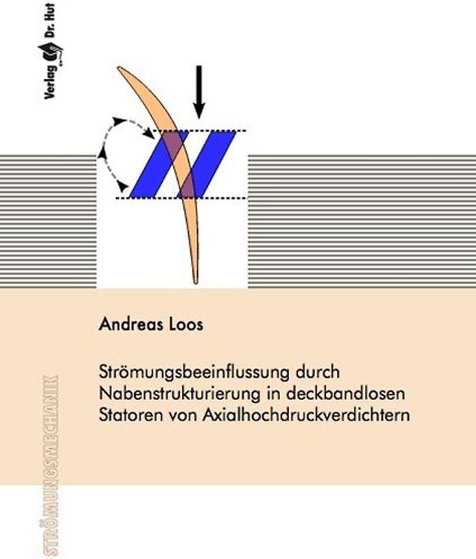 Strömungsbeeinflussung durch Nabenstrukturierung in deckbandlosen Statoren von Axialhochdruckverdichtern