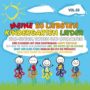Meine 20 Liebsten Kindergarten Lieder Vol.3