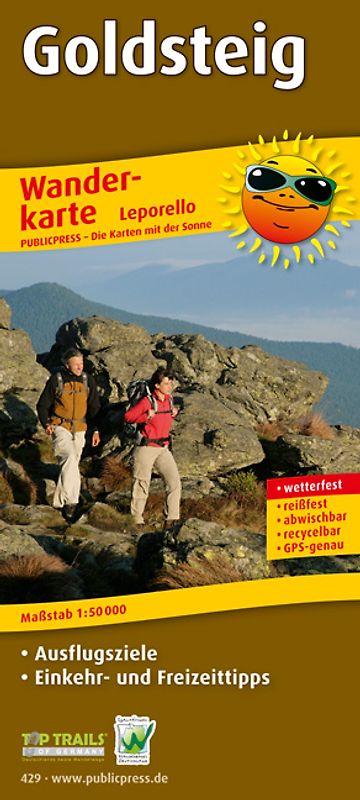 Goldsteig, Bayerischer Wald und Oberpfälzer Wald