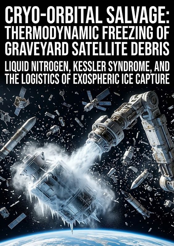 Cryo-Orbital Salvage: Thermodynamic Freezing of Graveyard Satellite Debris
