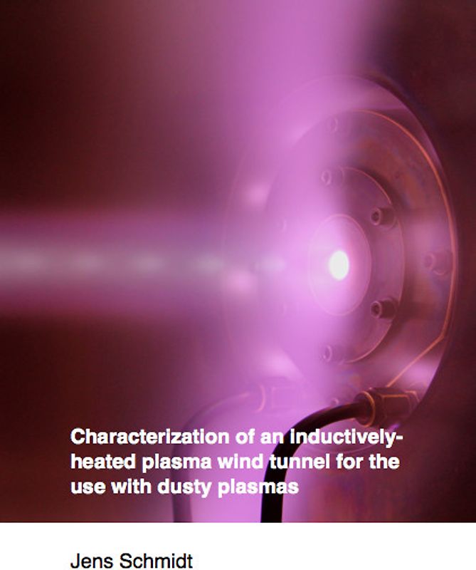 Characterization of an inductively-heated plasma wind tunnel for the use with dusty plasmas