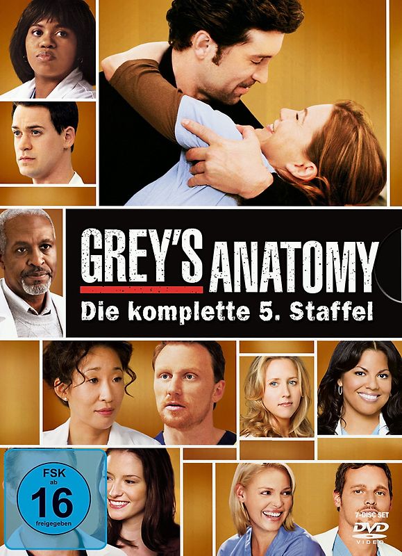 Grey's Anatomy - Staffel 5 [7 DVDs] DVD