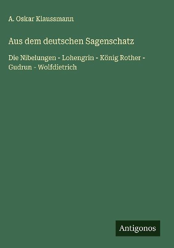 Aus dem deutschen Sagenschatz