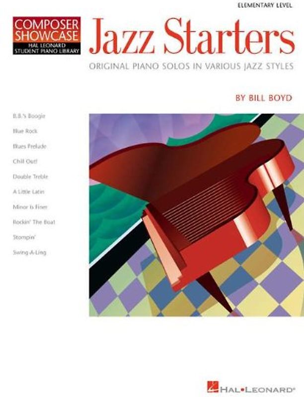 Jazz Starters: Elementary Level Composer Showcase (Hal Leonard Student Piano Library (Songbooks))