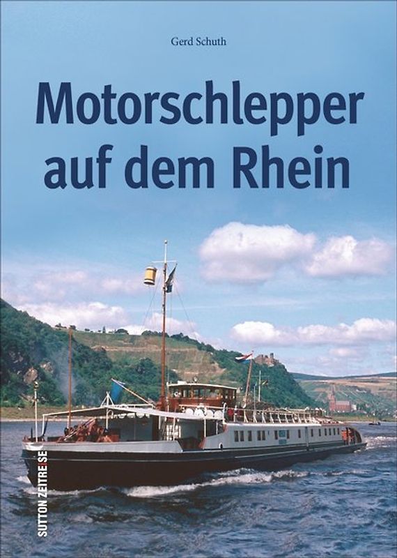 Motorschlepper auf dem Rhein