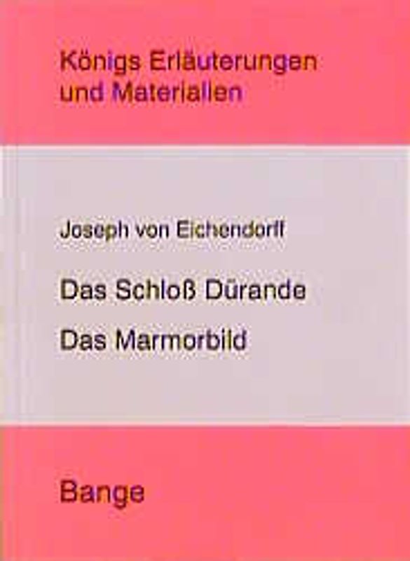 Das Marmorbild /Das Schloss Dürande