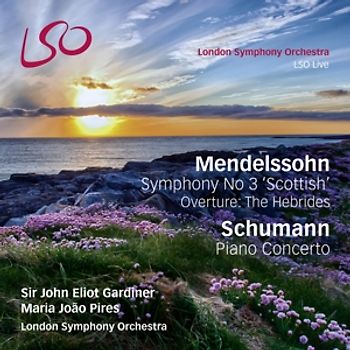 Maria João Pires - Mendelssohn/Schumann: Sinfonie 3-Schottische / Klavierkonzert ( SACD hybrid + BluRay)