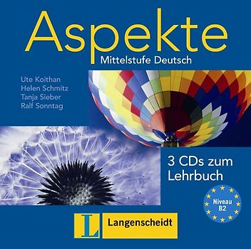 Aspekte 2 (B2) - 3 Audio-CDs zum Lehrbuch 2. Mittelstufe Deutsch