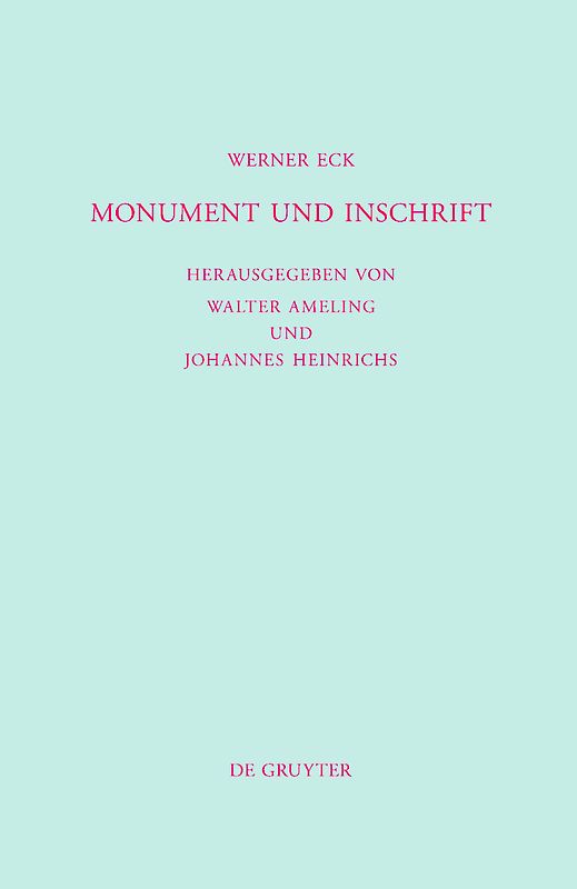 Monument und Inschrift