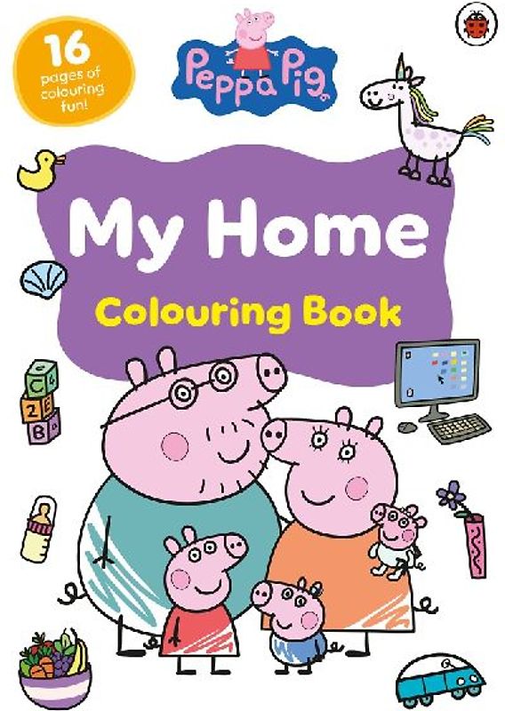 Peppa Pig: My Home Colouring Book