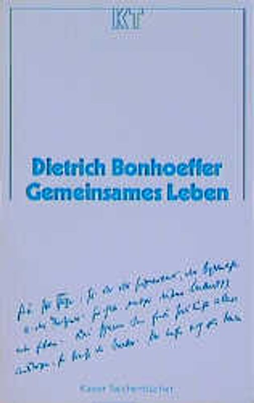 Gemeinsames Leben. (Ed. Chr. Kaiser)