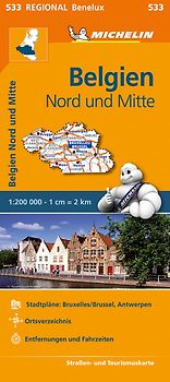 Michelin Belgien Nord und Mitte