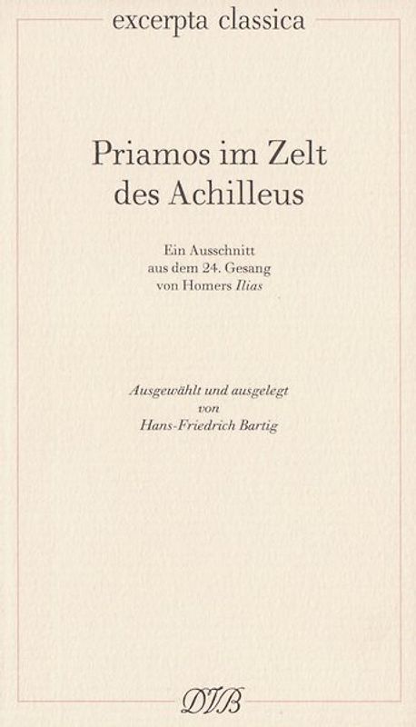 Priamos im Zelt des Achilleus