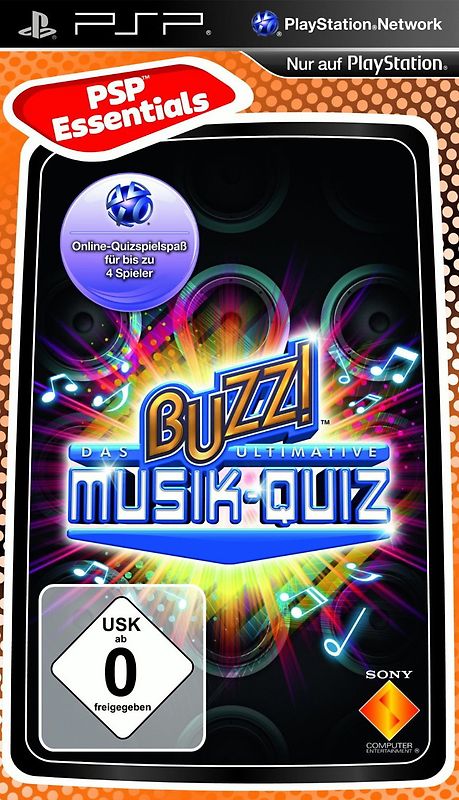 BUZZ!: Das ultimative Musik-Quiz  [Essentials] PlayStation Portable