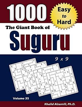 The Giant Book of Suguru: 1000 Easy to Hard Number Blocks (9x9) Puzzles (Adult Activity Books Series, Band 35)