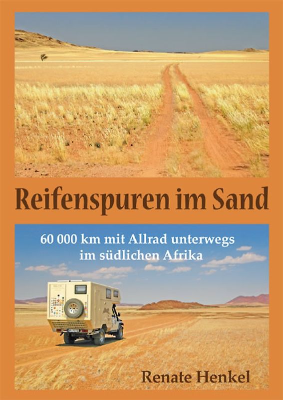 Reifenspuren im Sand