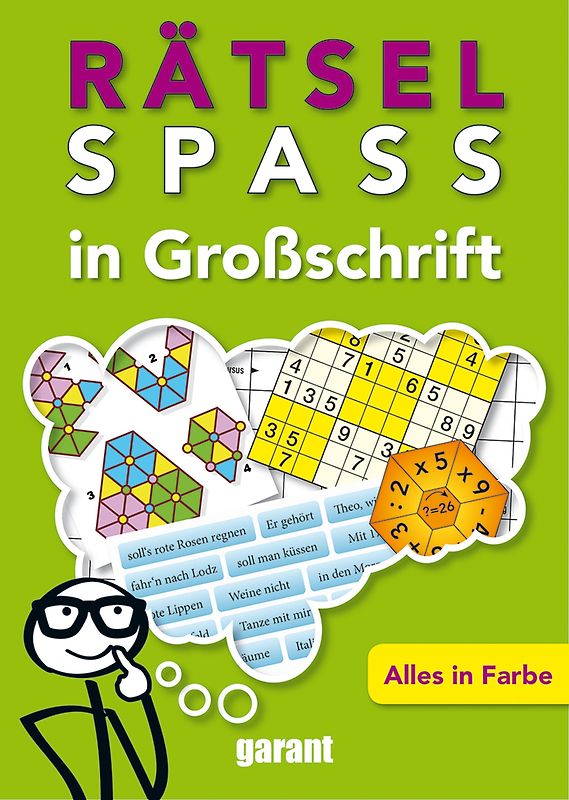 Rätsel Spaß in Großschrift