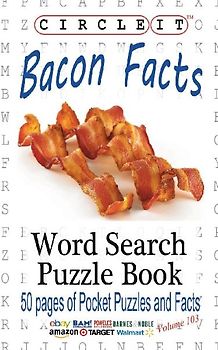 Circle It, Bacon Facts, Word Search, Puzzle Book