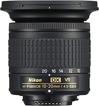 Nikon AF-P DX 10-20 mm F4e5-5.6 G VR 72 mm (adapté à Nikon F) noir