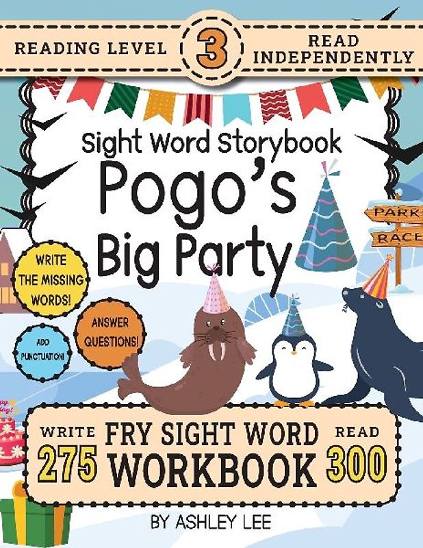 300 Sight Word Storybook, Pogo's Big Party (Level 3)