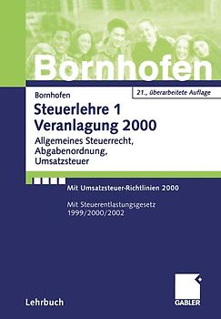 Steuerlehre 1 Veranlagung 2000