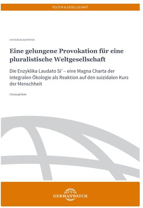 Eine gelungene Provokation für eine pluralistische Weltgesellschaft
