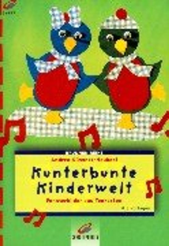 Kunterbunte Kinderwelt. Fensterbilder aus Tonkarton. Mit Vorlagen