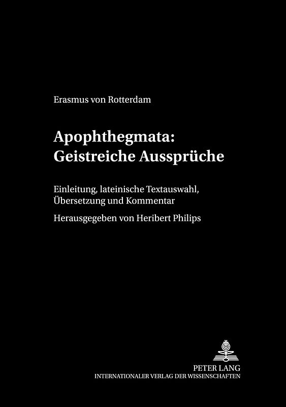 Apophthegmata: Geistreiche Aussprüche