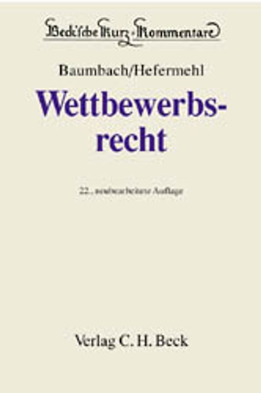 Wettbewerbsrecht
