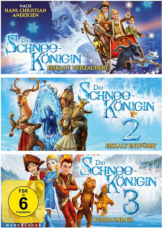 Die Schneekönigin 1-3 Box [3 DVDs] DVD