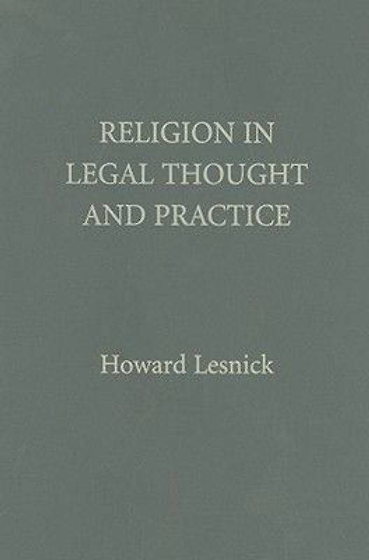 Religion in Legal Thought and Practice