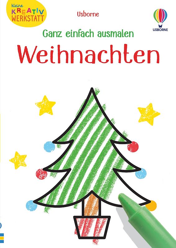 Kleine Kreativ-Werkstatt – Ganz einfach ausmalen: Weihnachten