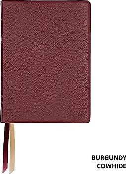 Lsb Giant Print Reference Edition, Paste-Down Burgundy Cowhide Indexed