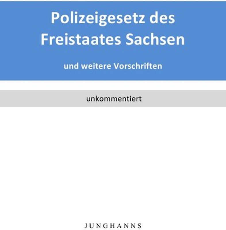 Polizeigesetz des Freistaates Sachsen