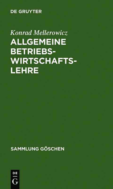 Allgemeine Betriebswirtschaftslehre
