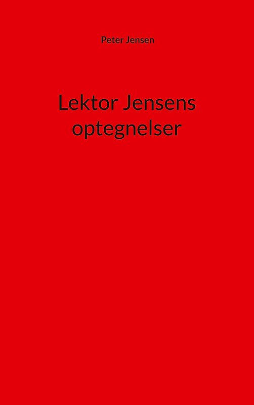 Lektor Jensens optegnelser